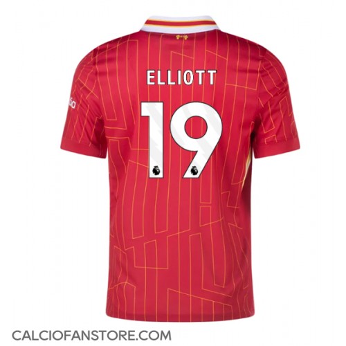 Maglia Calcio Liverpool Harvey Elliott #19 Prima Divisa 2024-25 Manica Corta